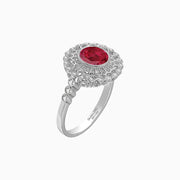 Art Deco Inspired Honey Comb Diamond Ring - Shahin Jewelry